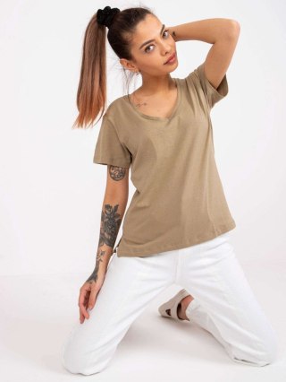T-shirt TW-TS-1002.28X ciemny bezowy S