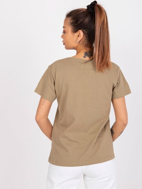 T-shirt TW-TS-1002.28X ciemny bezowy S