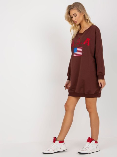Bluza VI-BL-3192.23P ciemny brązowy