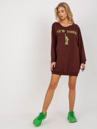 Bluza VI-BL-3212.15X ciemny brązowy