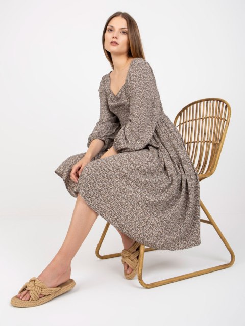 Sukienka CHA-SK-5803.29 ciemny bezowy L/XL