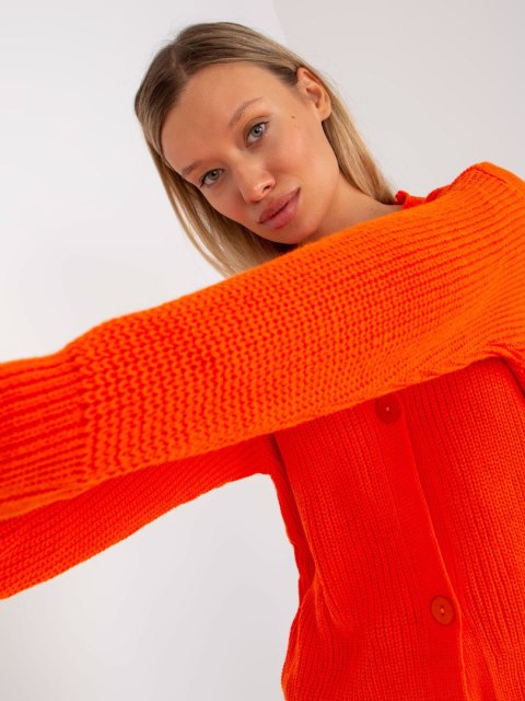 Sweter LC-SW-0321.06X pomarańczowy