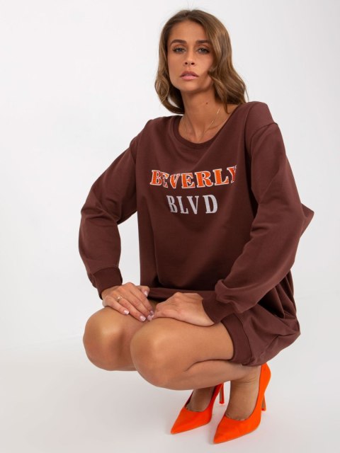 Bluza VI-BL-3075.64P ciemny brązowy