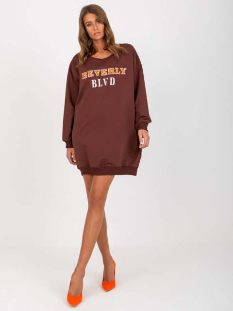 Bluza VI-BL-3075.64P ciemny brązowy