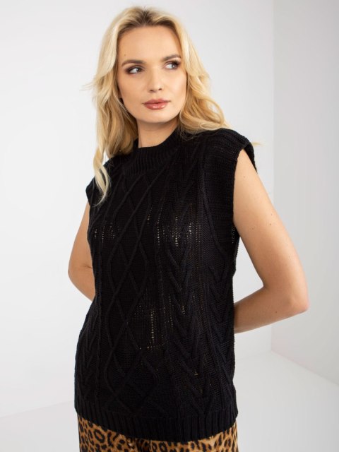 Kamizelka D90027W90785B3 czarny S/M