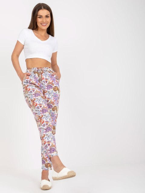 Spodnie D73771M61869M jasny fioletowy L