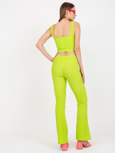 Komplet DHJ-KMPL-15828 limonkowy