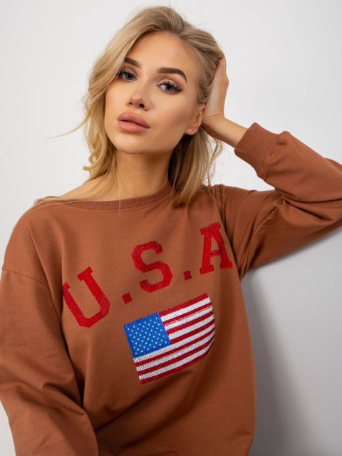 Bluza VI-BL-3192.23P jasny brązowy