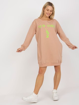 Bluza VI-BL-3212.15X beżowo-zielony