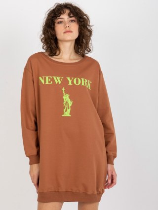 Bluza VI-BL-3212.15X brązowo-zielony