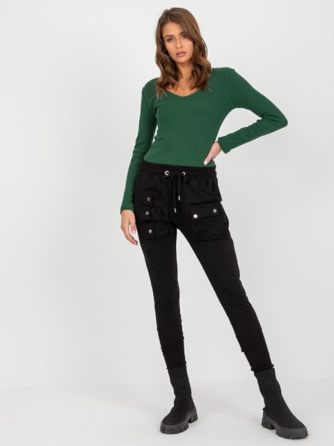 Spodnie dresowe EM-DR-ES-21-593.43P czarny S