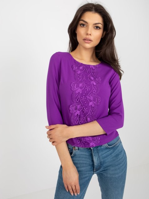 Bluzka LK-BZ-506522.07 fioletowy 36