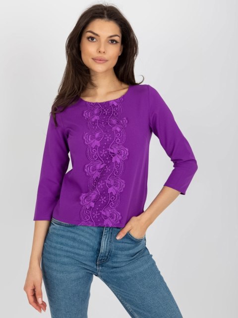 Bluzka LK-BZ-506522.07 fioletowy 36