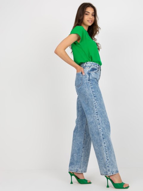 Spodnie jeans NM-SP-WJ23443.05X niebieski XS
