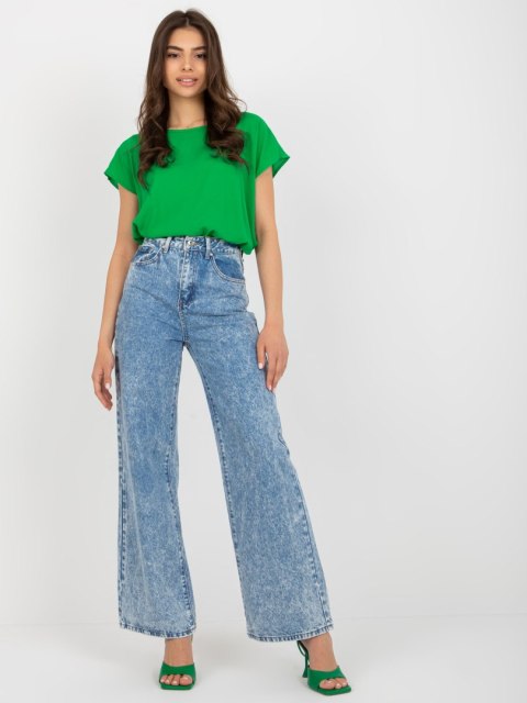 Spodnie jeans NM-SP-WJ23443.05X niebieski XS