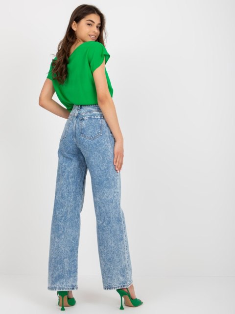 Spodnie jeans NM-SP-WJ23443.05X niebieski XS