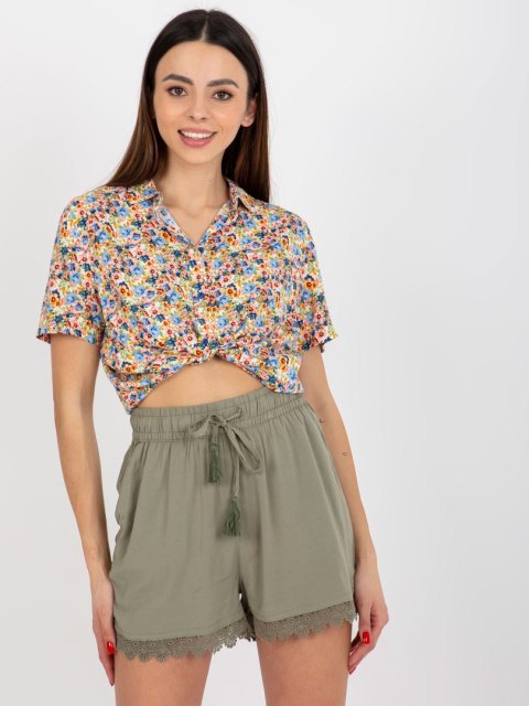 Szorty D73760M62233KB khaki XS