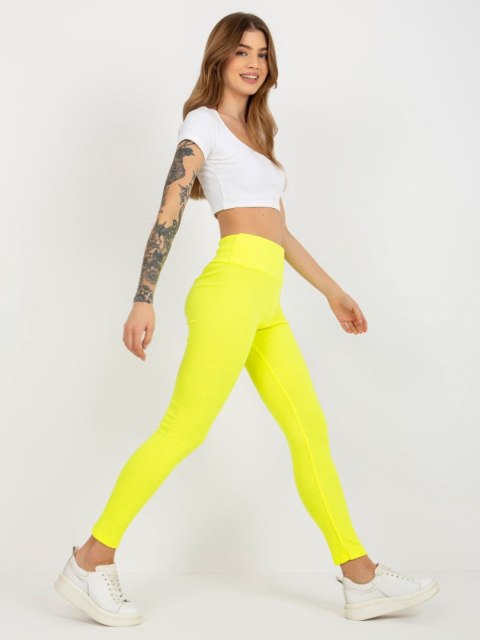 Leginsy EM-LG-725.11 fluo żółty
