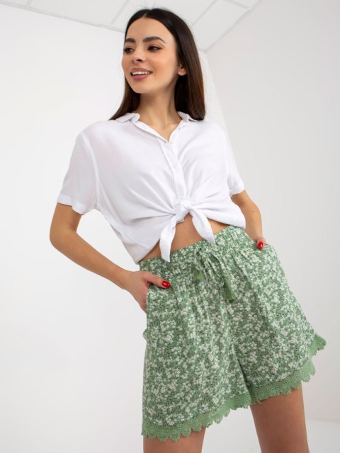 Szorty D73770M62233KB pistacjowy XS