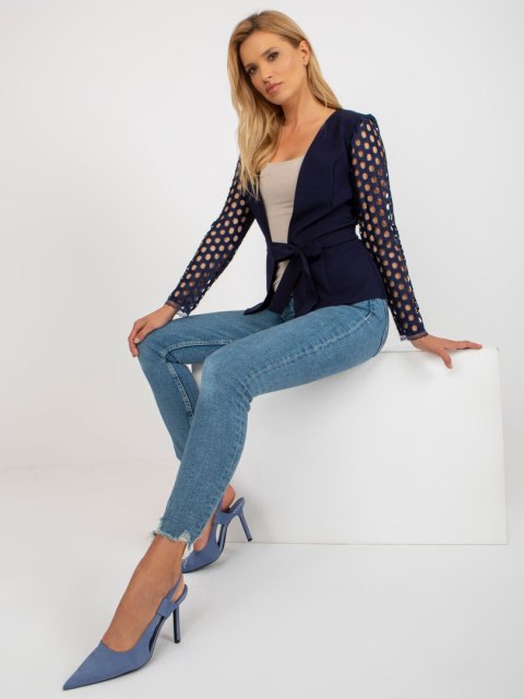 Marynarka LK-MA-506736.15 granatowy 36
