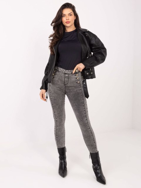 Spodnie jeans NM-SP-M516.38P ciemny szary S