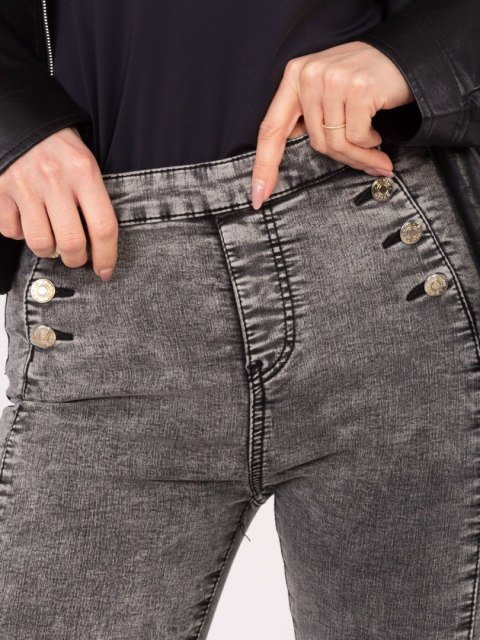 Spodnie jeans NM-SP-M516.38P ciemny szary S
