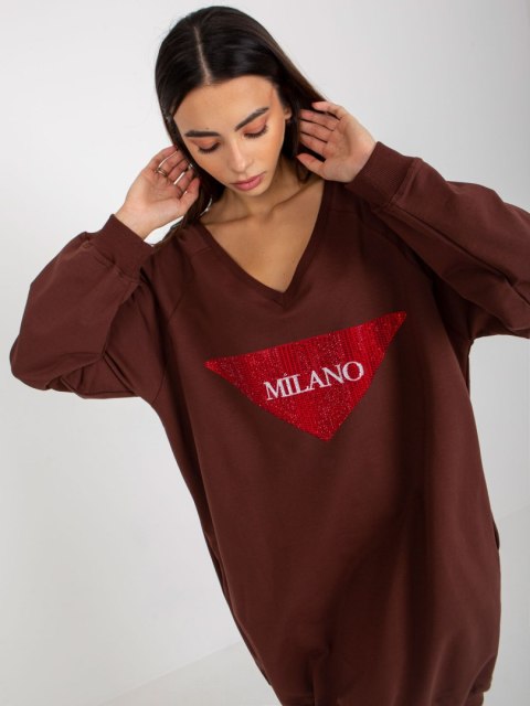 Bluza VI-BL-3113.73P ciemny brązowy
