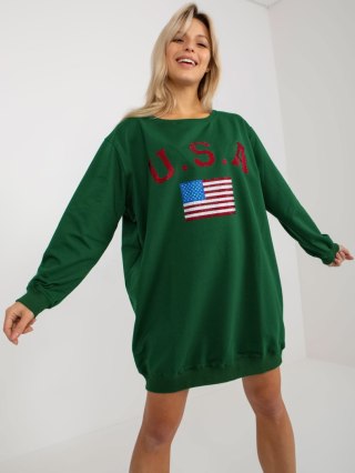 Bluza VI-BL-3192.23P ciemny zielony