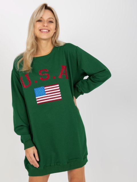 Bluza VI-BL-3192.23P ciemny zielony