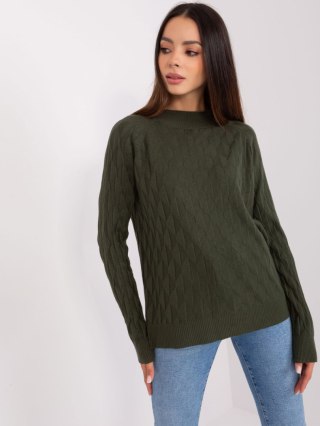 Sweter AT-SW-2326.37X ciemny khaki