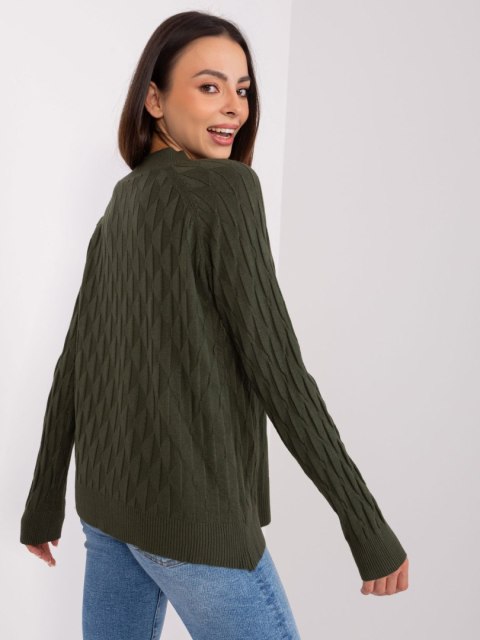 Sweter AT-SW-2326.37X ciemny khaki