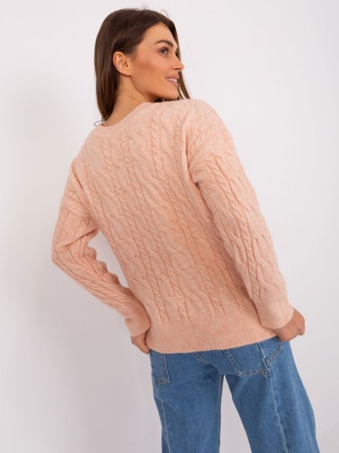 Sweter AT-SW-2335-1.68P brzoskwiniowy