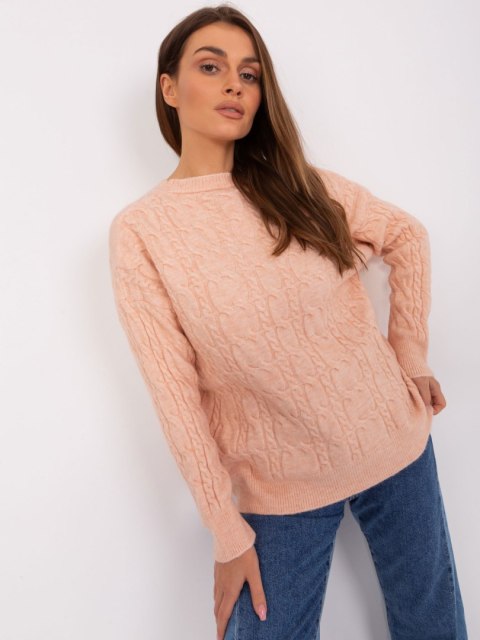 Sweter AT-SW-2335-1.68P brzoskwiniowy