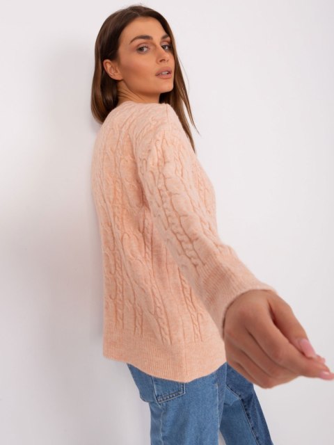 Sweter AT-SW-2335-1.68P brzoskwiniowy