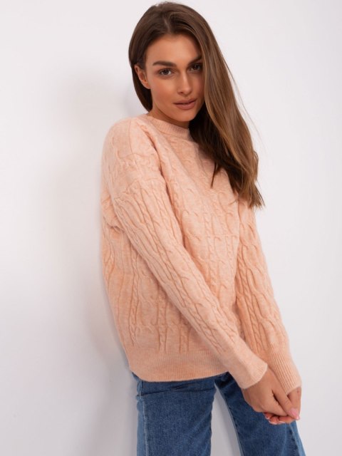 Sweter AT-SW-2335-1.68P brzoskwiniowy