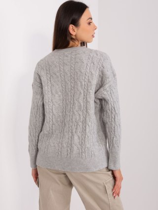 Sweter AT-SW-2335-1.68P szary