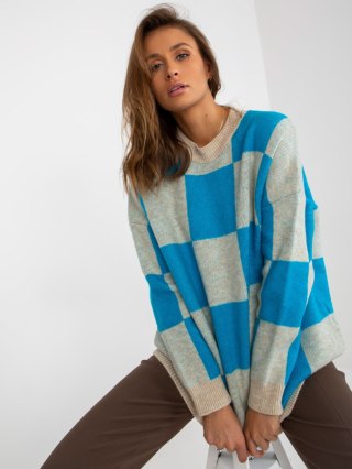 Sweter EM-SW-1054-02.31 niebieski