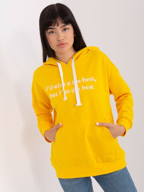 Bluza EM-BL-HS-21-563.90P ciemny żółty S