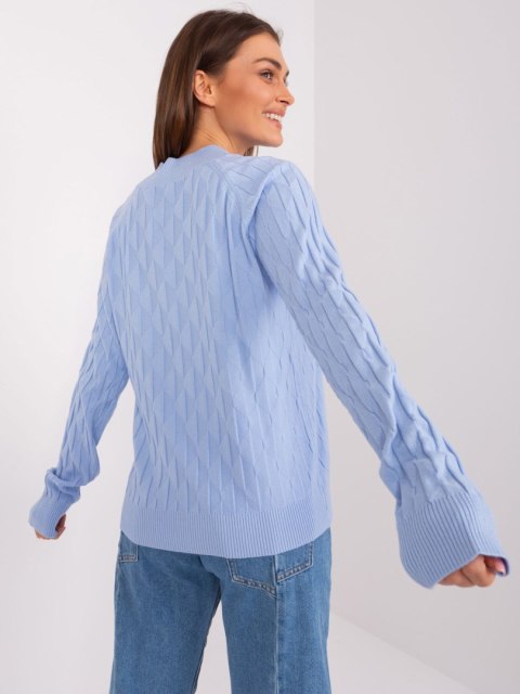 Sweter AT-SW-2326.37X jasny niebieski