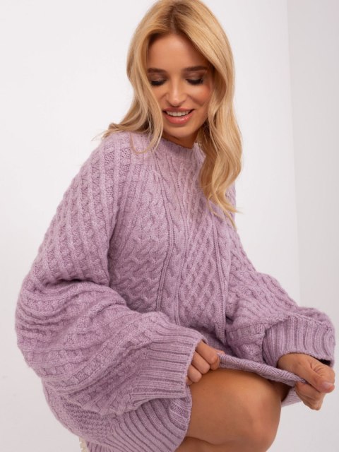 Sweter AT-SW-2367-2.64P jasny fioletowy