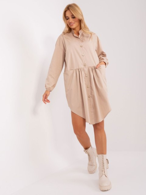 Sukienka CHA-SK-1027-2.68 beżowy L/XL