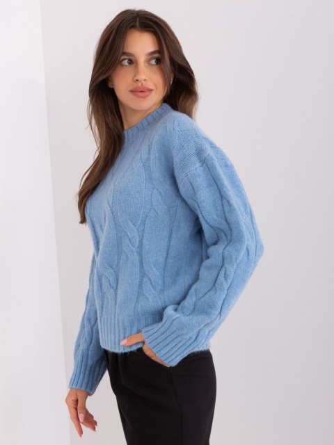 Sweter AT-SW-0146.10P jasny niebieski