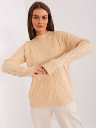 Sweter AT-SW-2326.37X beżowy