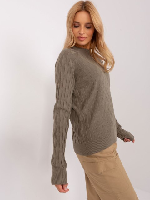 Sweter AT-SW-2326.37X khaki