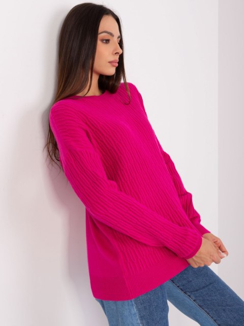 Sweter AT-SW-2338.14P fuksjowy
