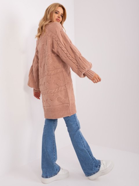 Sweter AT-SW-2367.76P ciemny różowy