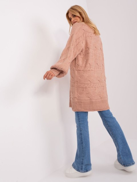 Sweter AT-SW-2367.76P ciemny różowy