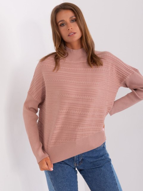 Sweter AT-SW-2368.36X ciemny różowy