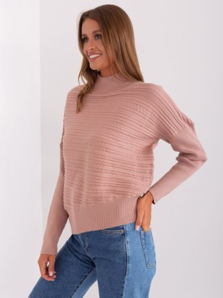 Sweter AT-SW-2368.36X ciemny różowy