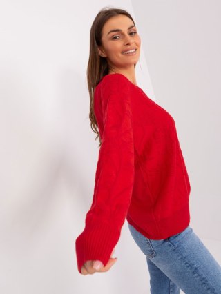 Sweter AT-SW-2231.99P czerwony